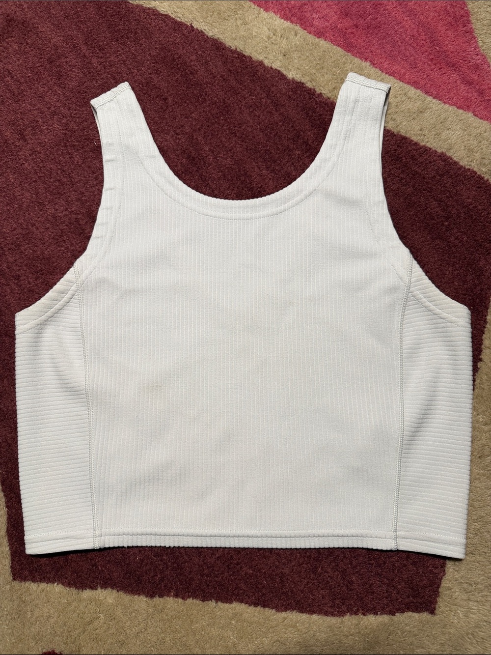Lululemon Ribbed Softstreme Cropped Tank Top Size 6